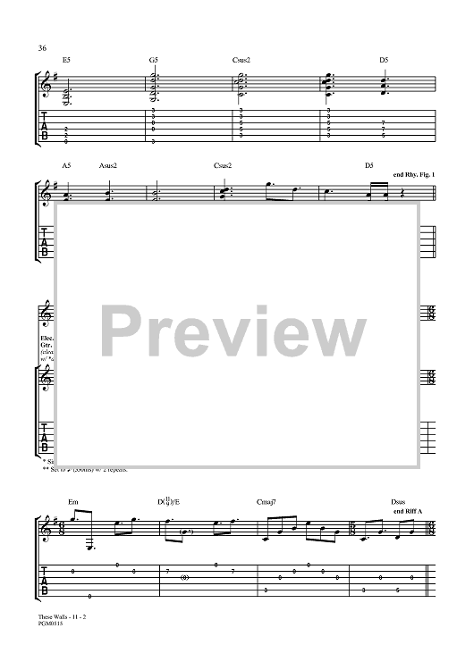 These Walls" Sheet Music by Dream Theater for Guitar Tab/Vocal - Sheet  Music Now