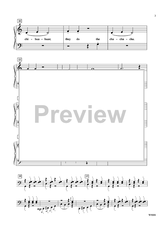 Chihuahua Cha Cha Sheet Music for Piano Sheet Music Now