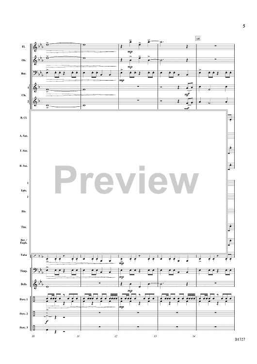 Destiny Fanfare - Score" Sheet Music for Concert Band - Sheet