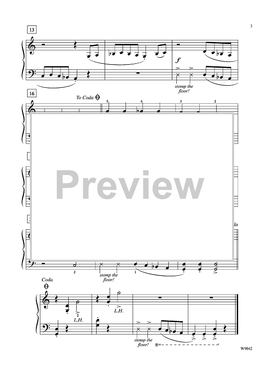 Elephant Stomp" Sheet Music for Piano - Sheet Music Now