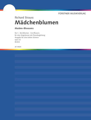 Maiden-Blossoms – Four Poems by Felix Dahn for Voice and Piano in A major