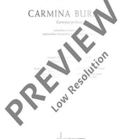 Carmina Burana - Score