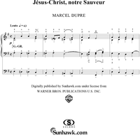 Jesus Christ, Our Saviour, from "Seventy-Nine Chorales", Op. 28, No. 44