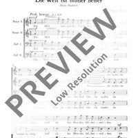 Zwei kleine Chorlieder - Choral Score