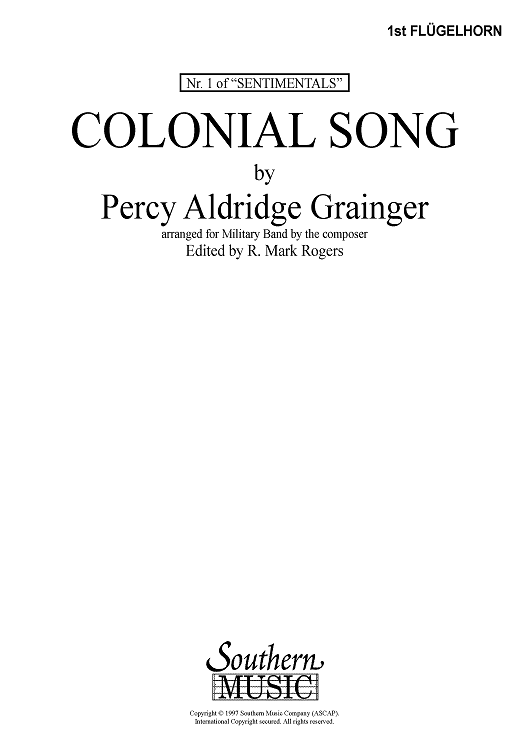 Colonial Song - Bb Flugelhorn 1