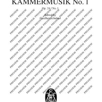 Chamber Music No. 1 - Full Score