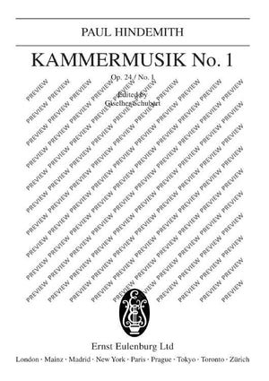 Chamber Music No. 1 - Full Score