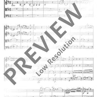 Quartet concertante G Major - Score