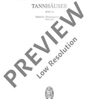 Tannhäuser und der Sängerkrieg auf Wartburg - Full Score