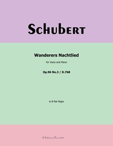 Wanderers Nachtlied