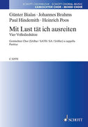 Mit Lust tät ich ausreiten - Choral Score