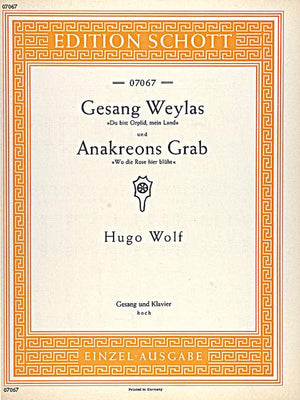 Anakreons Grab / Gesang Weylas