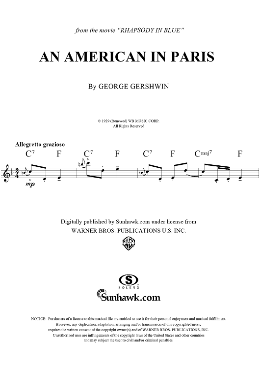 An American In Paris