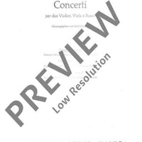 Concerto I F minor - Score