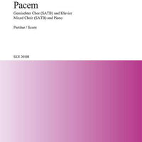 Pacem - Choral Score