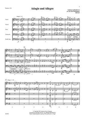 Adagio and Allegro - Full Score