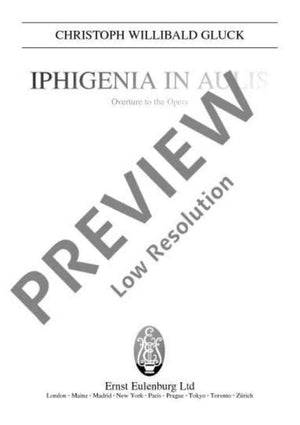 Iphigenia in Aulis - Full Score