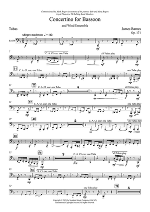 Concertino for Bassoon and Wind Ensemble - Tuba