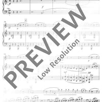 Concert piece - Score and Parts