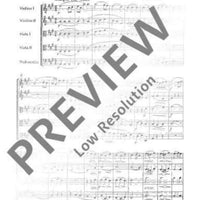 String Quintet A major - Full Score