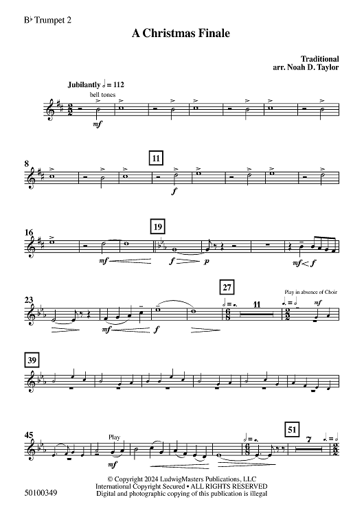 A Christmas Finale - Bb Trumpet 2