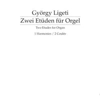 Two Etudes for Organ