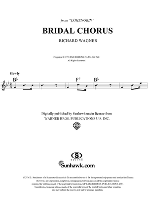 Bridal Chorus  (from "Lohengrin")