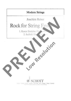 Rock for String Ensemble - Cello