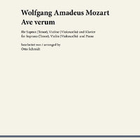 Ave verum in F major - Score and Parts