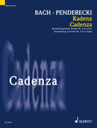 Cadenza for the Brandenburg Concerto No. 3 G major by Johann Sebastian Bach - Performing Score