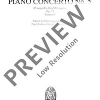 Concerto No. 5 Eb major - Full Score