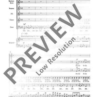 Sie ist ein herrliches Weib - Choral Score