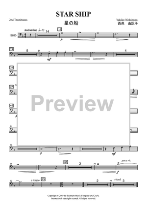 Star Ship - Trombone 2