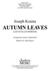 Autumn Leaves (Les feuilles mortes) - Percussion