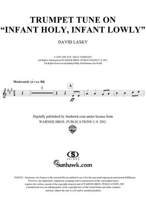 Trumpet Tune on "Infant Holy, Infant Lowly" - Trumpet