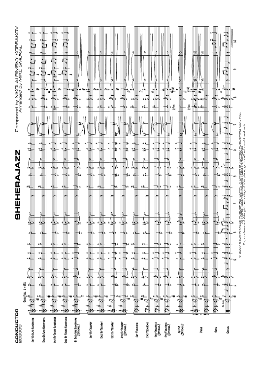 Sheherajazz - Score