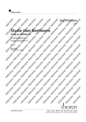 Study on Beethoven - Score and Parts