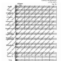 Triple Concerto C major - Full Score