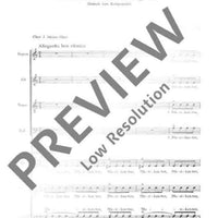 Drei mährische Volkslieder - Choral Score