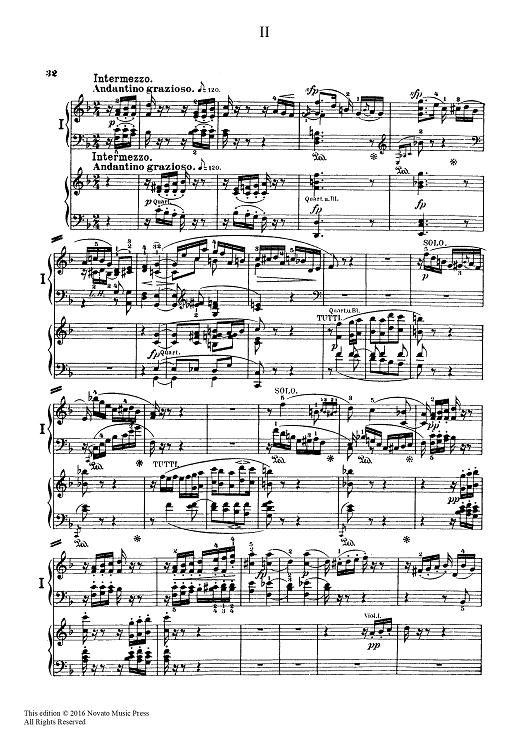 Piano Concerto in A Minor, Opus 54 for 2 Pianos - 2nd Movement