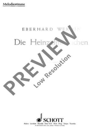 Die Heinzelmännchen - Choral Score