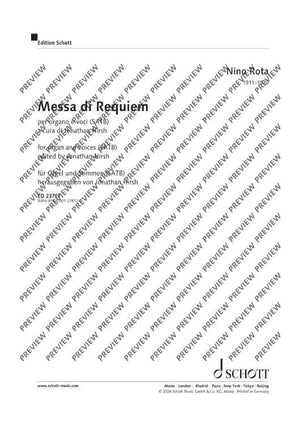 Messa di Requiem - Performing Score