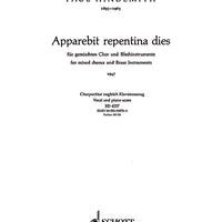 Apparebit repentina dies - Choral Score