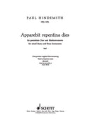 Apparebit repentina dies - Choral Score