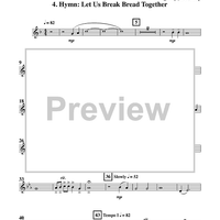 Suite for Brass Quintet - 4. Hymn: Let Us Break Bread Together