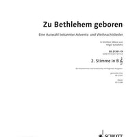 Zu Bethlehem geboren - 2nd Part In Bb (violin Clef): Clarinet, Trumpet...