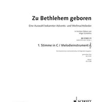 Zu Bethlehem geboren - 1st Part In C (violin Clef): Soprano And Treble...