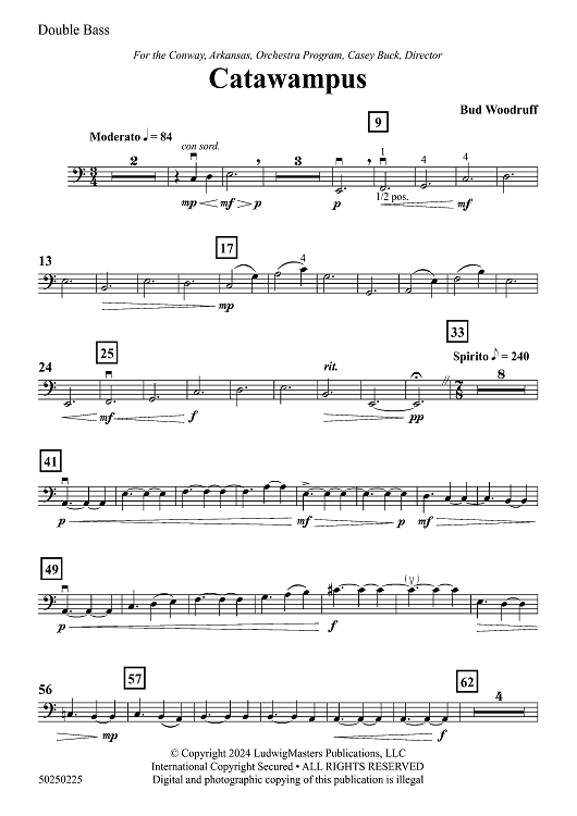 Catawampus - Double Bass