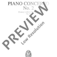 Concerto No. 2 D minor - Full Score