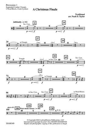 A Christmas Finale - Percussion 1